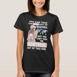 Cool Girl from Montreal City Proud Montreal Girl T-Shirt