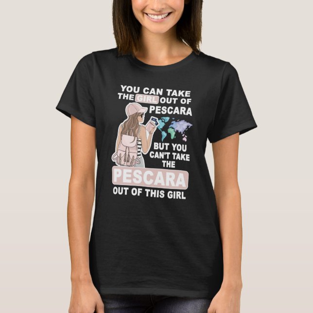Cool Girl from Pescara City Proud Pescara Girl T-Shirt (Front)
