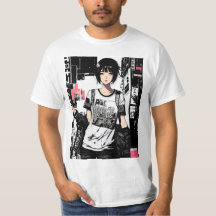 Cool Girl Japanese Aesthetic Vaporwave Style