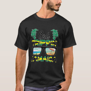 Cool Girls Jamaica Trip 2024 Beach Vacation Party  T-Shirt