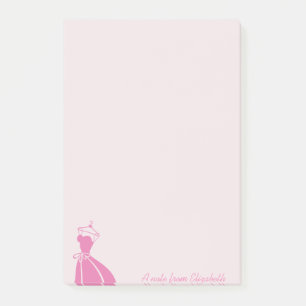 Cool Girly Dress   - Personalized Post-it Notes