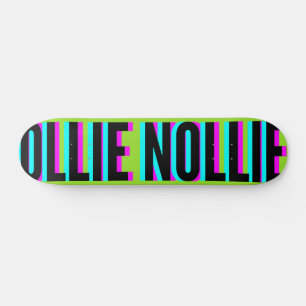 Cool Glitch Vert clair Ollie Nollie Skateboard