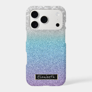 Cool Glitter Bokeh Ombre - Personalized
