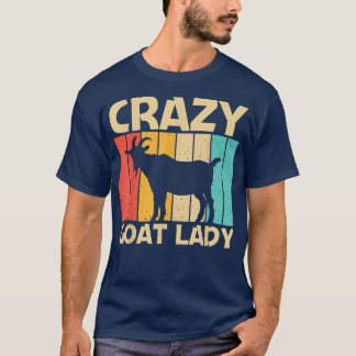 Cool Goat Design For Women Girls Goat Farmer Farmi T-Shirt