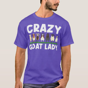 Cool Goat Design For Women Mom Domestic Goat Farm T-Shirt