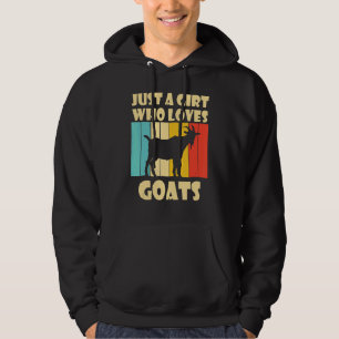 Cool Goat Farm Animal Goats Retro Vintage The Goa Hoodie