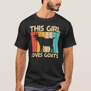 Cool Goat For Girls Women Goat Farmer Farming  1 T-Shirt