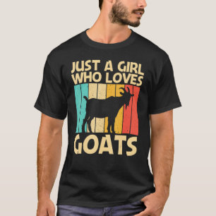 Cool Goat For Girls Women Goat Farmer Farming T-Shirt
