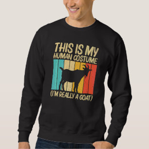 Cool Goat For Men Women Goat Farmer Farming Sweatshirt
