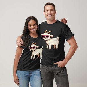 Cool Goat with Sunglasses T-Shirt – Funny Chill An
