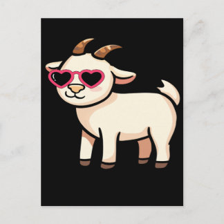 Cool Goat with Sunglasses T-Shirt – Funny Chill An Postcard