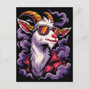 Cool Goat with Sunglasses T-Shirt – Funny Chill An Postcard
