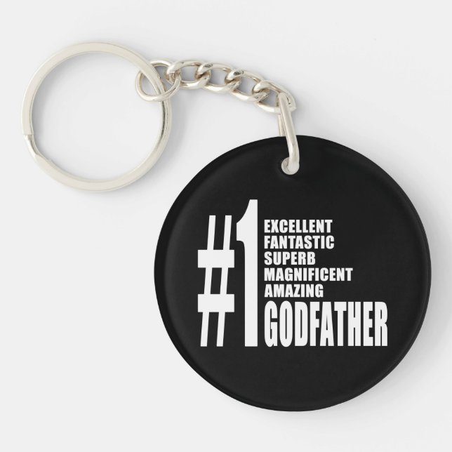 Cool Godfathers : Number One Godfather Keychain (Front)