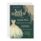 Cool Gold Glitter Drips,Dress Green Sweet 16