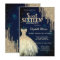 Cool Gold Glitter Drips,Dress Navy Blue Sweet 16 