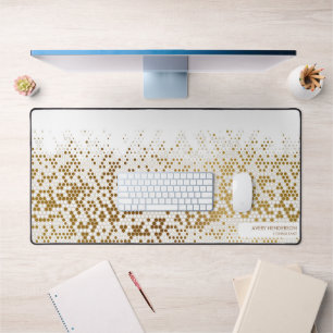 Cool Gold Nom personnalisé Abstrait Monogramme tou