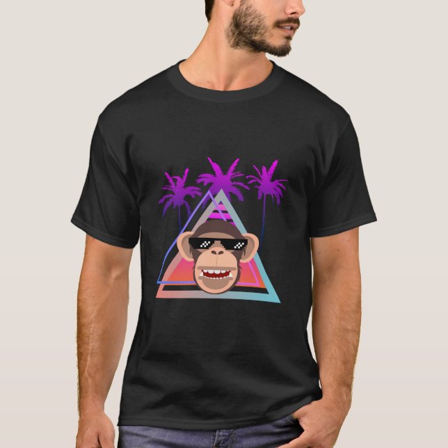 Cool goofy chimps T-Shirt (Front)