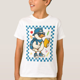 Cool Goose Back To School Happy First Day Of Schoo T-Shirt
