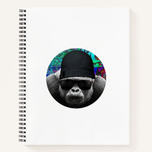 Cool Gorilla Spiral Notebook 
