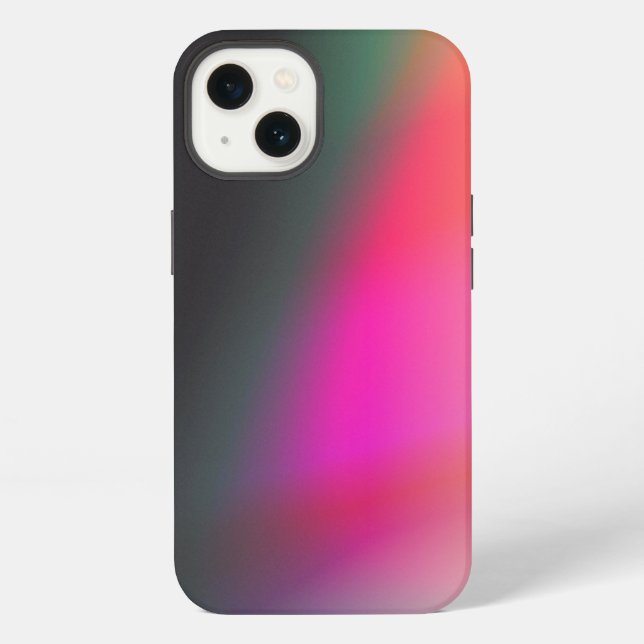 Cool Gradient Abstract Art iPhone Case (Back)
