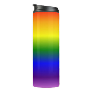 Cool Gradient Colours Pattern Thermal Tumbler