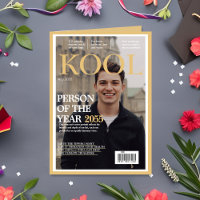 Cool Graduation Fake Magazine Cover for Graduate 