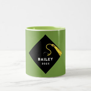 Cool Graduation Keepsake Gift Two-Tone Coffee Mug