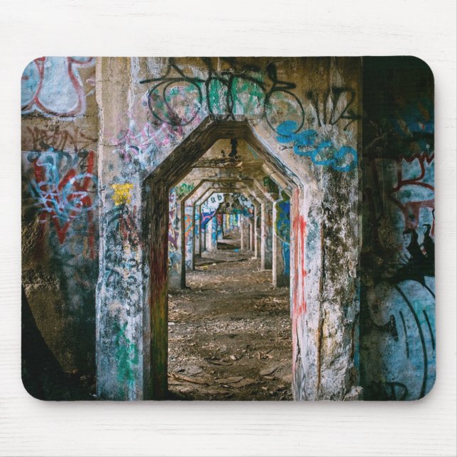 Cool Graffiti Mouse Pad (Front)