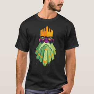Cool Graffiti Paint Drip Dwarf King Zombie Scary H T-Shirt