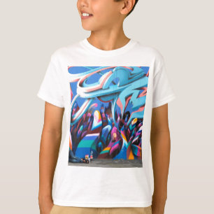 Cool Graffiti Wall T-Shirt