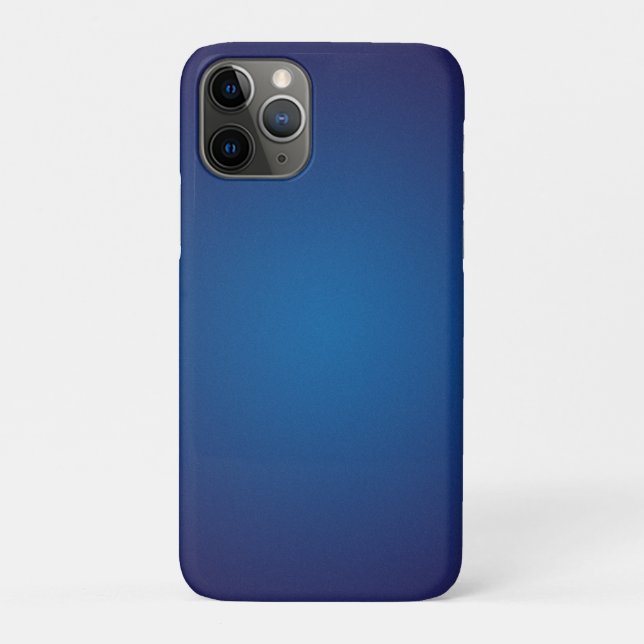 Cool Grainy Deep Blue Vignette Case-Mate iPhone Case (Back)
