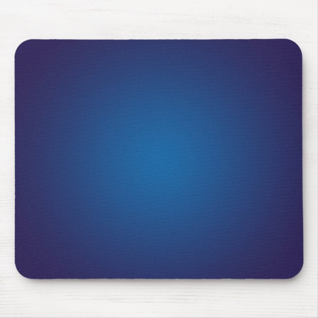 Cool Grainy Deep Blue Vignette Mouse Pad (Front)