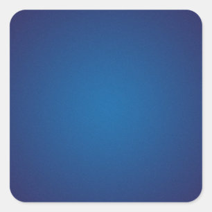 Cool Grainy Deep Blue Vignette Square Sticker