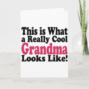 Cool Grandma Holiday Card
