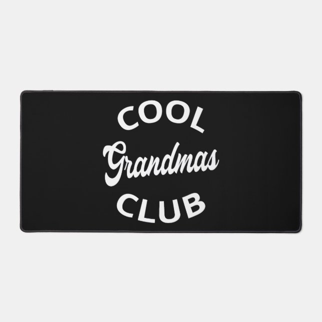 Cool Grandmas Club I Desk Mat (Front)