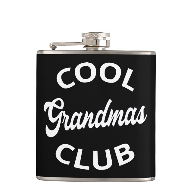 Cool Grandmas Club I Hip Flask (Front)