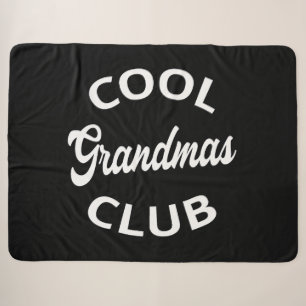 Cool Grandmas Club I Sherpa Blanket