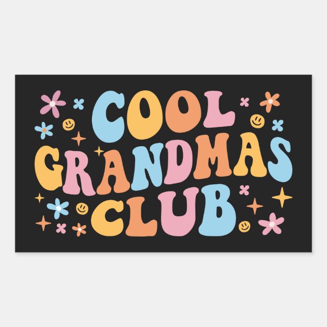 Cool Grandmas Club III Sticker (Front)