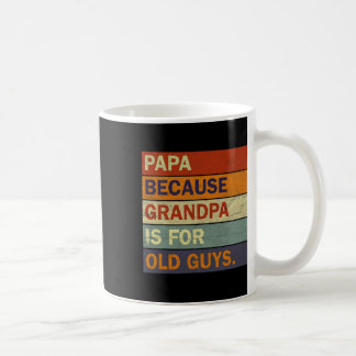 Cool Grandpa Art For Men Grandfather Papa Parent F Coffee Mug