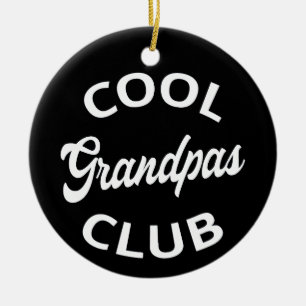 Cool Grandpas Club I Ceramic Ornament