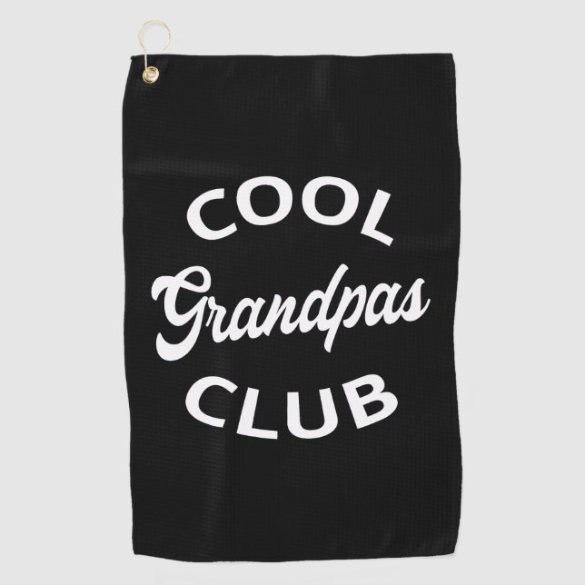 Cool Grandpas Club I Golf Towel (Front)