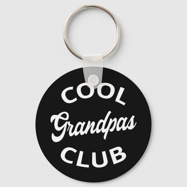 Cool Grandpas Club I Keychain (Front)