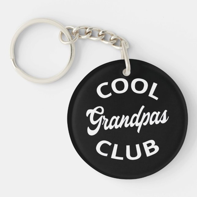 Cool Grandpas Club I Keychain (Front)