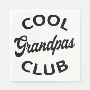 Cool Grandpas Club I Napkin