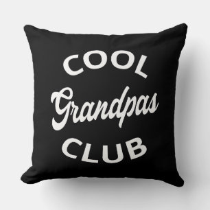 Cool Grandpas Club I Throw Pillow