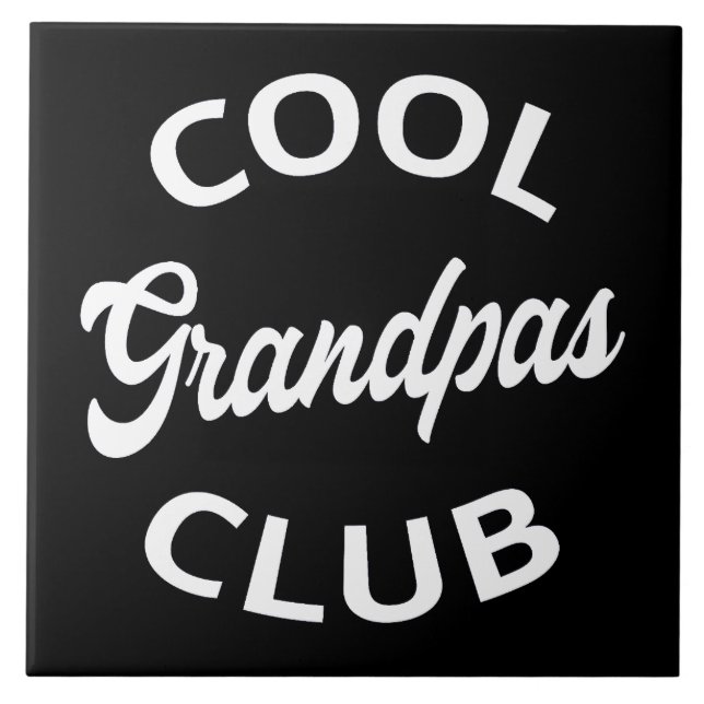 Cool Grandpas Club I Tile (Front)