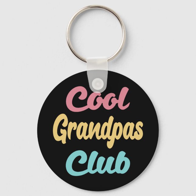Cool Grandpas Club II Keychain (Front)