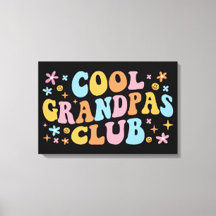 Cool Grandpas Club III Canvas Print