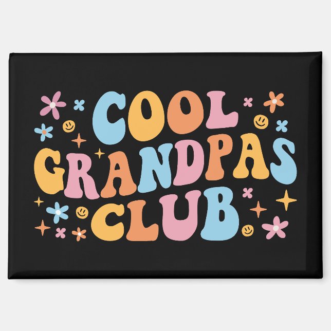Cool Grandpas Club III Magnet (Front)
