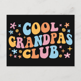 Cool Grandpas Club III Postcard